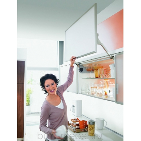 ВЕРТИКАЛЬНЫЙ ПОДЪЕМНЫЙ МЕХАНИЗМ AVENTOS HL 25/32 С УЗКОЙ АЛЮМИНИЕВОЙ РАМКОЙ, СЕР.