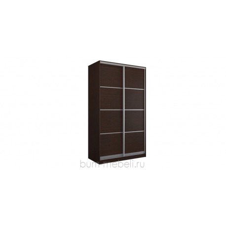 Шкаф-купе двухдверный 140 см (венге/глухой)