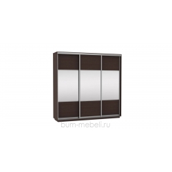 Шкаф-купе трехдверный 240 см (венге/комбинированный)