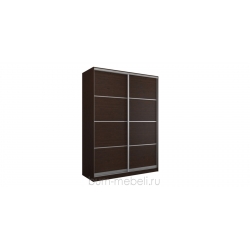 Шкаф-купе двухдверный 180 см (венге/глухой)