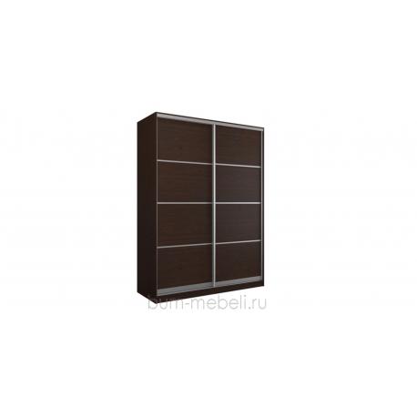Шкаф-купе двухдверный 180 см (венге/глухой)