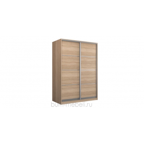Шкаф-купе двухдверный 180 см (сонома/глухой)