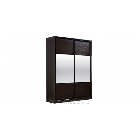 Шкаф-купе двухдверный вариант №2 - 180 см (венге)