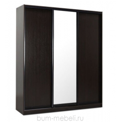 Шкаф-купе трехдверный вариант №2 - 210 см (венге)