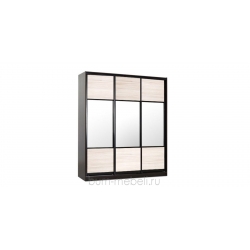 Шкаф-купе трехдверный вариант №1 - 210 см (ясень)