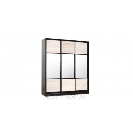 Шкаф-купе трехдверный вариант №1 - 210 см (ясень)