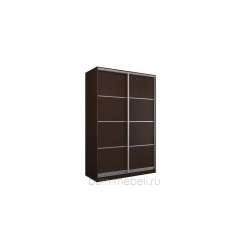 Шкаф-купе двухдверный 160 см (венге/глухой)