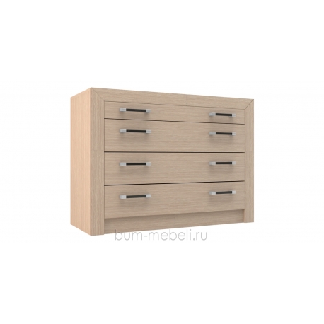 Комод (венге/белый)